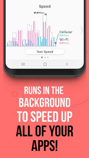 Chạy trong nền để tăng tốc cho mọi app