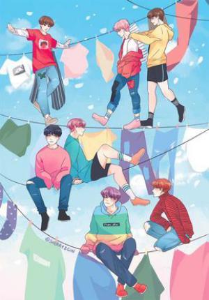 Bộ ảnh nhóm nhạc BTS đáng yêu