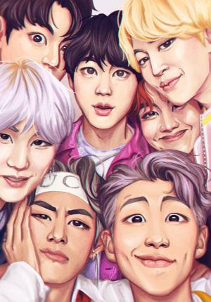 Ảnh chibi nhóm nhạc BTS