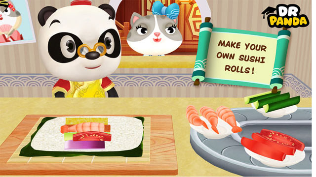 Bé hãy giúp gấu trúc chế biến nhiều món ăn khác nhau trong Dr. Panda Restaurant Asia