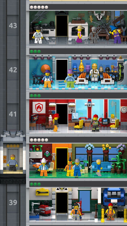 Tùy chỉnh và tự tạo nhân vật của riêng bạn trong LEGO Tower