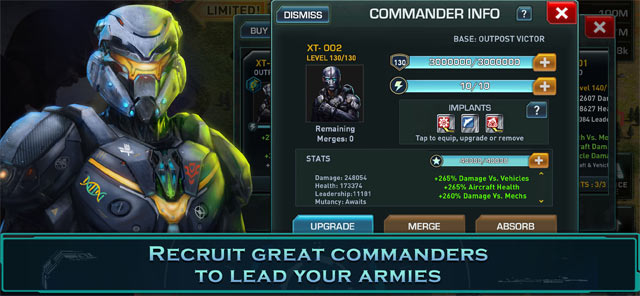 Tuyển dụng những nhà chỉ huy ưu tú để dẫn dắt quân đội của bạn trong War of Nations