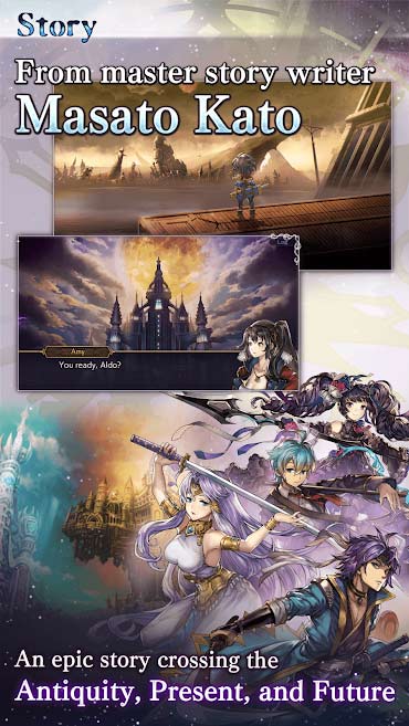 Cốt truyện của Another Eden được viết bởi Masato Kato