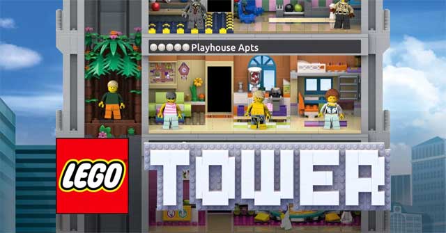 Xây dựng một tòa tháp cho các cư dân LEGO sinh sống, làm việc và vui chơi trong game LEGO Tower