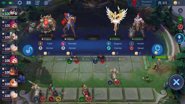 Với gameplay công bằng, người chơi không cần phải luyện tướng hay trả tiền để đổi lấy sức mạnh