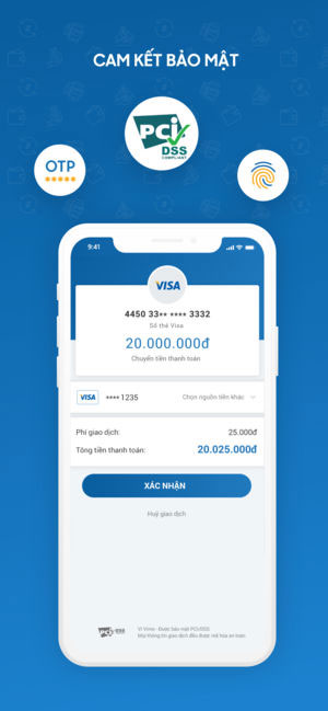 Ứng dụng ví điện tử Vimo