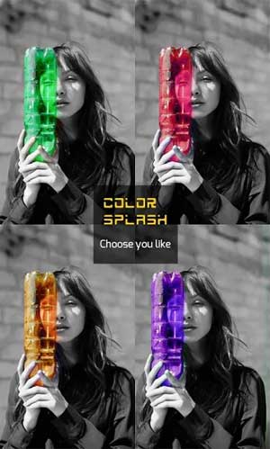 Color Splash Photo Effect là một trong những ứng dụng tạo ảnh splash tốt nhất hiện nay