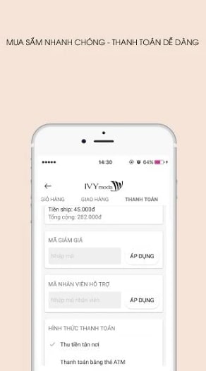 Mua sắm nhanh chóng, tiện lợi