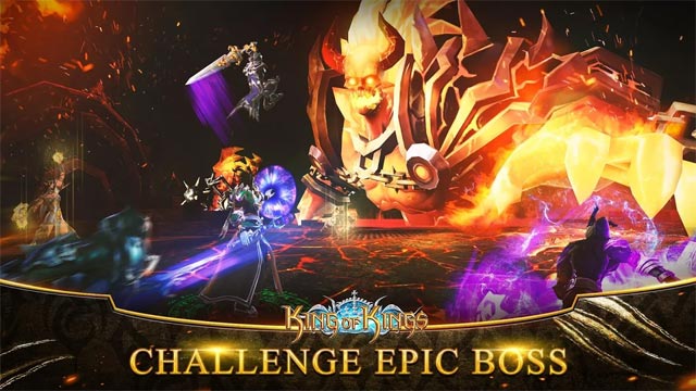 Thách thức boss sử thi để kiếm đồ loot huyền thoại trong King of Kings