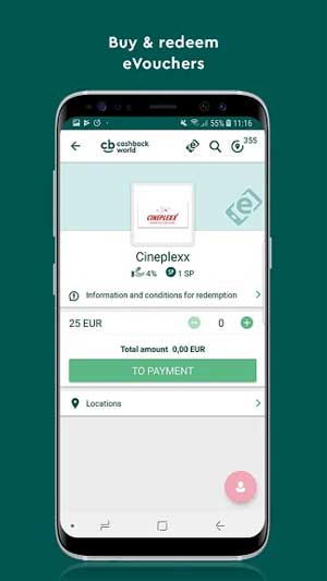 Nhận Voucher online với Cashback for Android