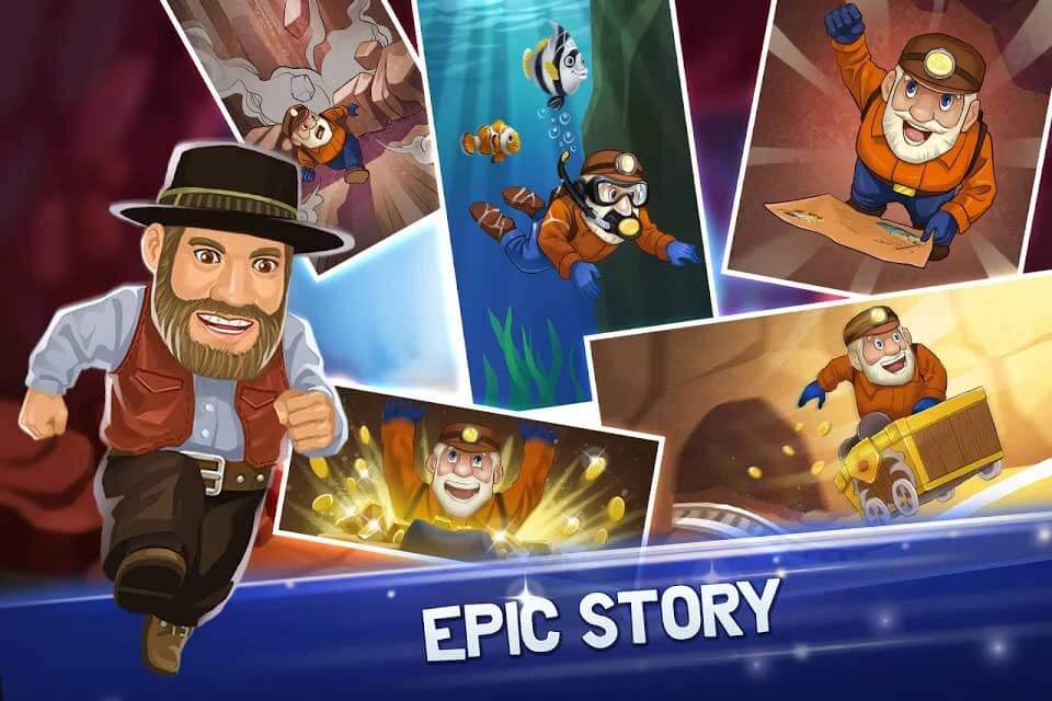 Nội dung Gold Miner World Tour cho Android  cực hấp dẫn