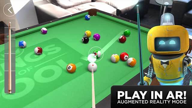 Kings Of Pool cho PC là game bida sáng tạo kết hợp AR với lối chơi cổ điển