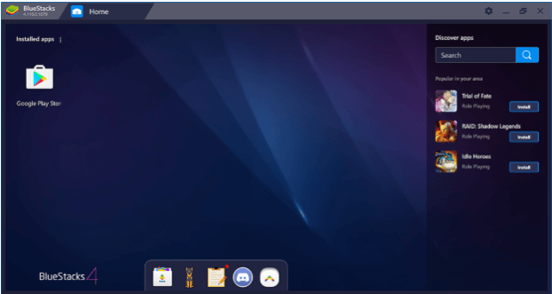 Bảng đề xuất game mới của BlueStacks