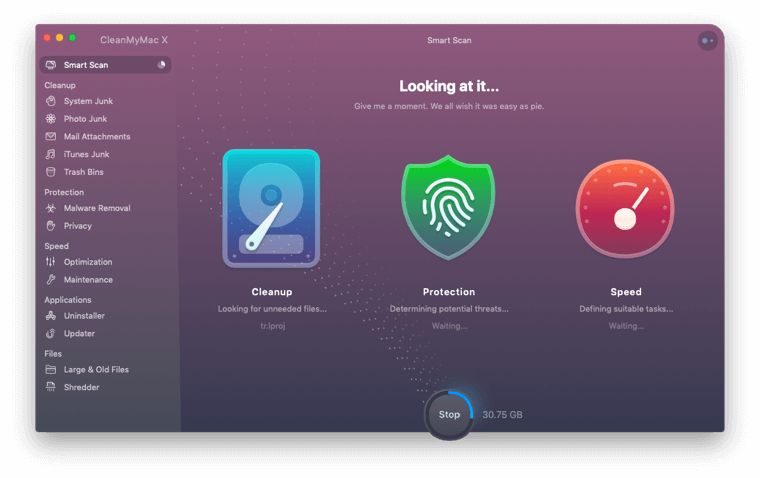 CleanMyMac X có tính năng Smart Scan