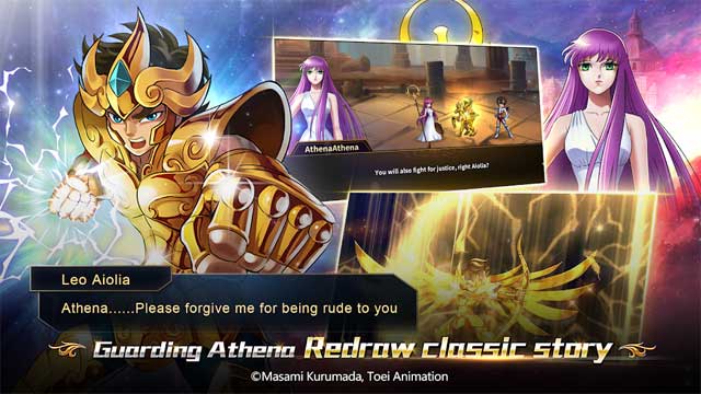 Bảo vệ nữ thần Athena và  một lần nữa tái hiện lại câu chuyện huyền thoại của bộ truyện Áo Giáp Vàng