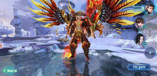 Giao diện bắt đầu chơi game Kiếm Ma