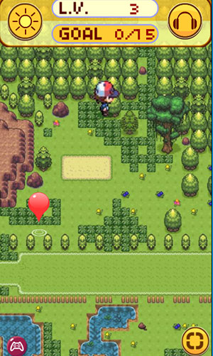 Giao diện chơi game Pixelmon GO Pocket Dragons