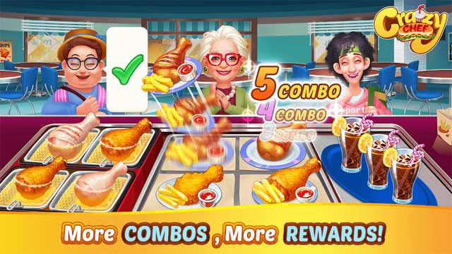 Tạo ra các combo món ăn để kiếm được nhiều phần thưởng  