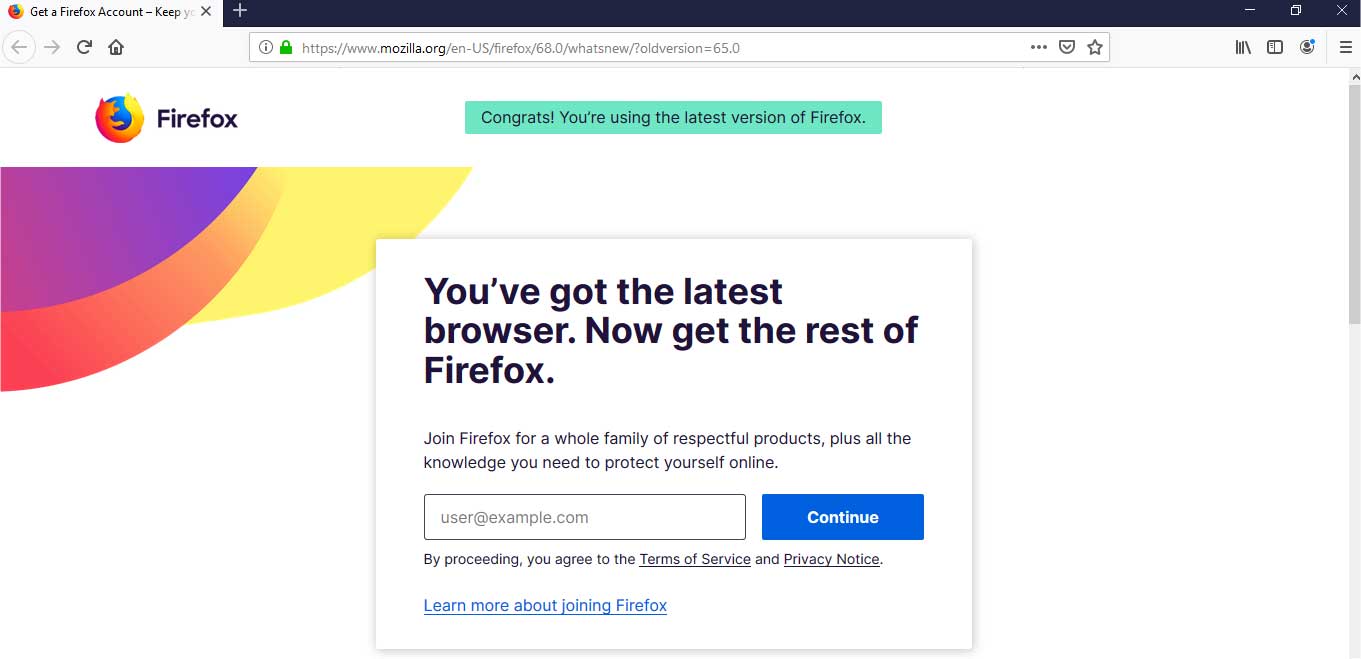 Firefox 68.0