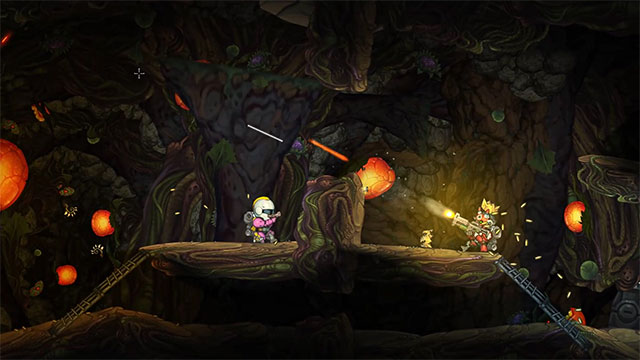 Planetoid Pioneers Online là game hành động 2D dựa trên cơ chế vật lý thực