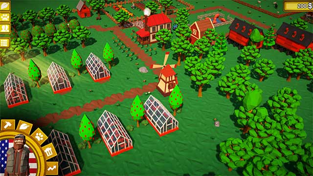 Trồng hoa màu và cây ăn quả trong game nông trại Farming Life