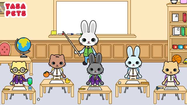 Trải nghiệm những hoạt động lý thú trong trường học thú cưng của game Yasa Pets School cho Android