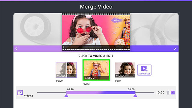 Cắt ghép video tùy ý để tạo nên thước phim ấn tượng trong Video Editor Studio