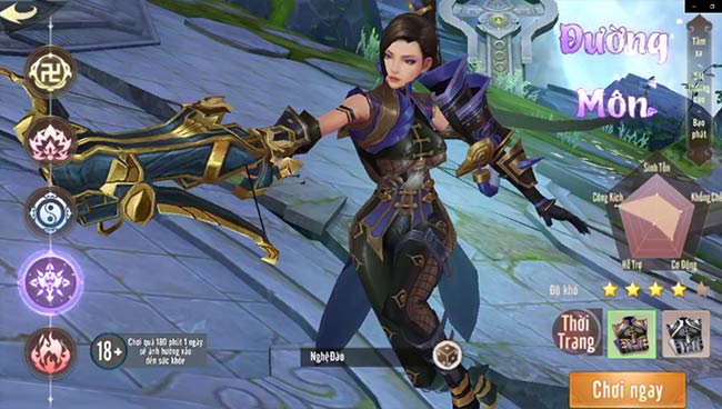 Đường Môn phái trong Ngạo Kiếm Vô Song Mobile