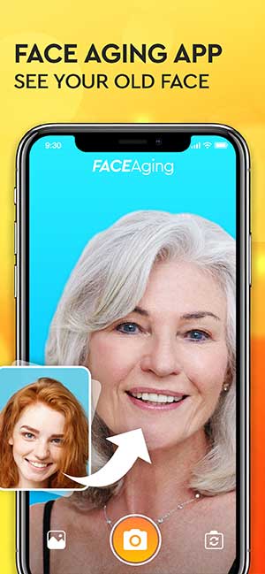 Ứng dụng biến đổi khuôn mặt từ trẻ thành già Face Aging App cho iOS