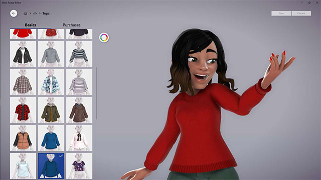 Thoải mái sử dụng item như quần, áo, phụ kiện... cho hình đại diện Xbox Live của bạn
