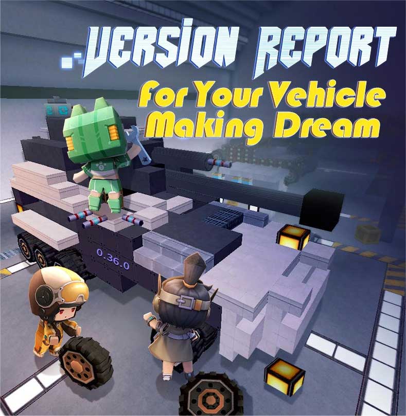 Mini World: Block Art 0.36 là phiên bản chế tạo phương tiện hiện thực hóa giấc mơ