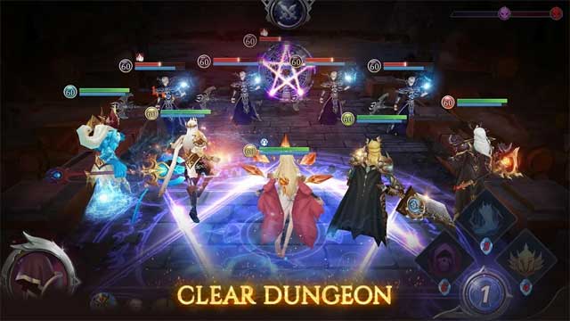 Game Fire Heroes cho Android có nhiều nhiệm vụ đánh phó bản để bạn lựa chọn