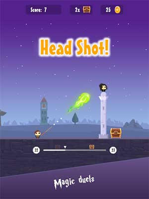 Ngắm thật kỹ và bắn phép thuật về phía kẻ thù