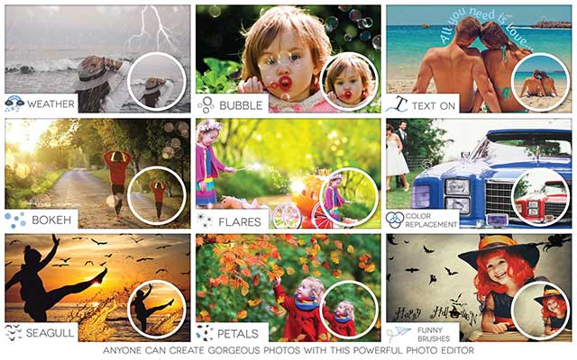 Công cụ sửa ảnh đa dạng giúp bạn xử lý ảnh sáng tạo, đầy tính nghệ thuật