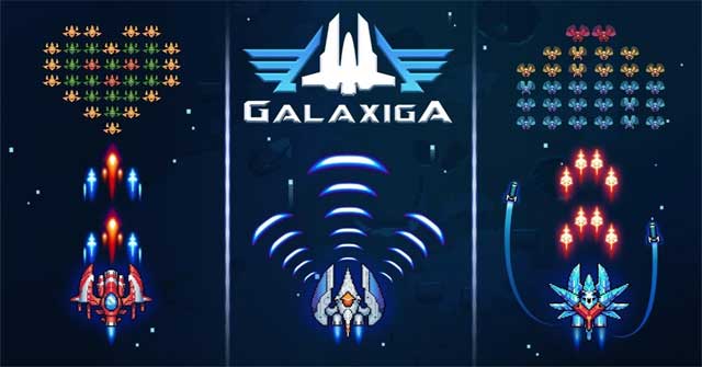 Tận hưởng gameplay bắn súng cổ điển trong game arcade kịch tính Galaxiga cho Android
