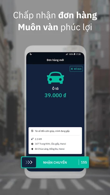 Chấp nhận đơn hàng muôn vàn phúc lợi