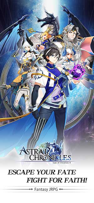 Trở thành anh hùng chống lại các thách thức số phận trong game nhập vai Astral Chronicles