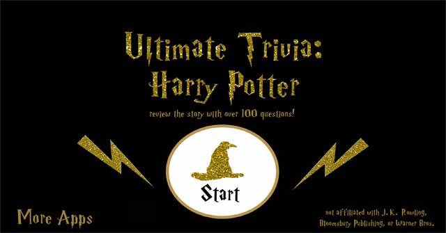 Kiểm tra sự hiểu biết của bạn về thế giới phù thủy trong game đố vui Ultimate Harry Potter Trivia