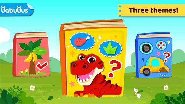 Baby Panda's Preschool Science có ba chủ đề chính - Động vật, Thiên nhiên và Cuộc sống hàng ngày