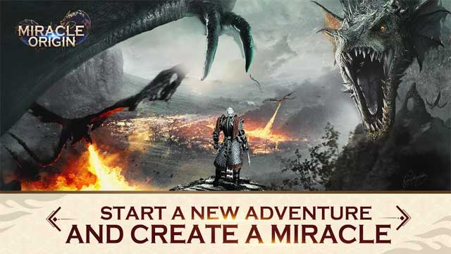 Bắt đầu một cuộc phiêu lưu mới và tạo nên một huyền thoại trong game Miracle Origin for Android