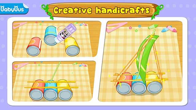 Dạy bé chế tạo đồ chơi từ những thứ bỏ đi cực kỳ sáng tạo trong game Trash to Treasure 