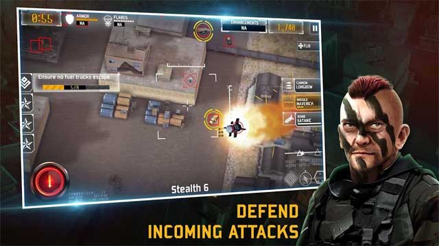 Tiêu diệt những kẻ khủng bố và các thế lực thù địch trong game Drone Shadow Strike 3 Android