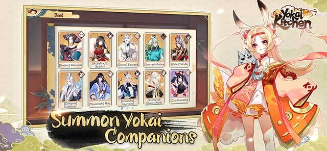 Triệu hồi những người bạn đồng hành Yokai tuyệt vời