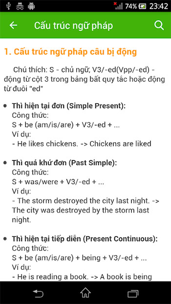 Cấu trúc ngữ pháp