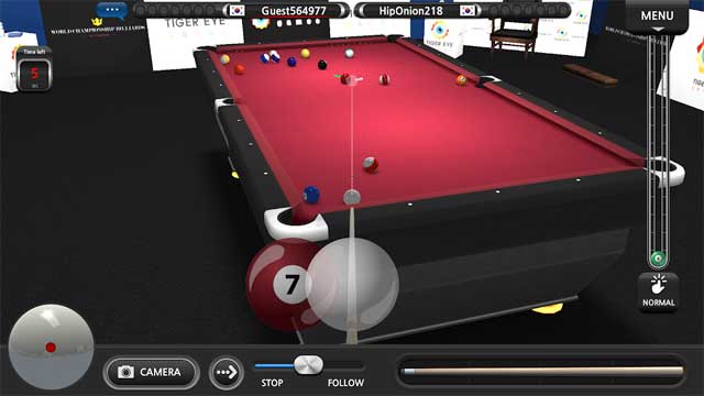 Game thủ có thể tùy chỉnh bàn và gậy bi-a theo cách minh muốn