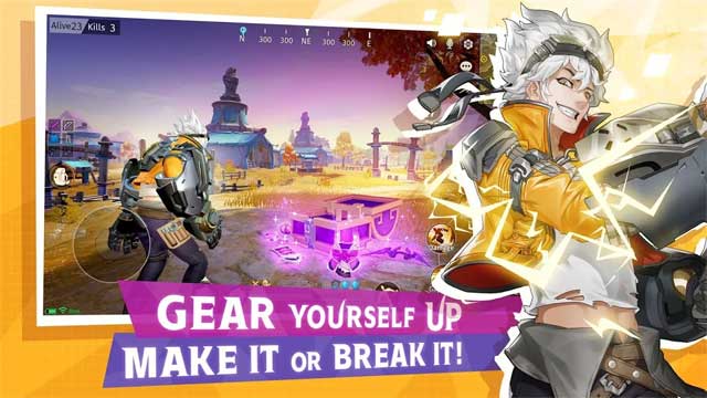 Tự trang bị cho mình vật phẩm và vũ khí để nâng cao cơ hội đánh bại kẻ thù