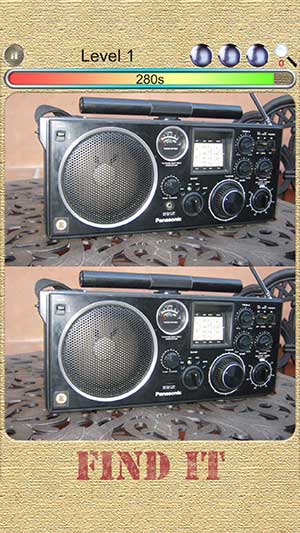 Giữa hai bức tranh ở mỗi level có tất cả 3 điểm khác nhau