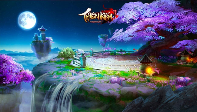 Đồ hoạ tuyệt đẹp của Thiên Kiếm Mobile trên di động