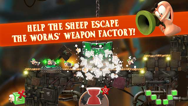 Giúp đàn cừu thoát khỏi lò mổ khủng khiếp trong game giải đố Flockers cho iOS