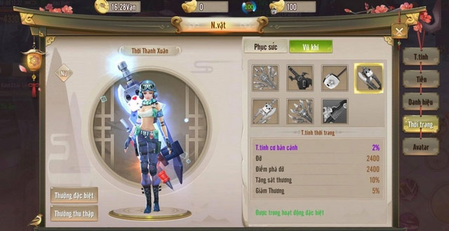 Thiên Kiếm mang tới 6 môn phái cho người chơi lựa chọn